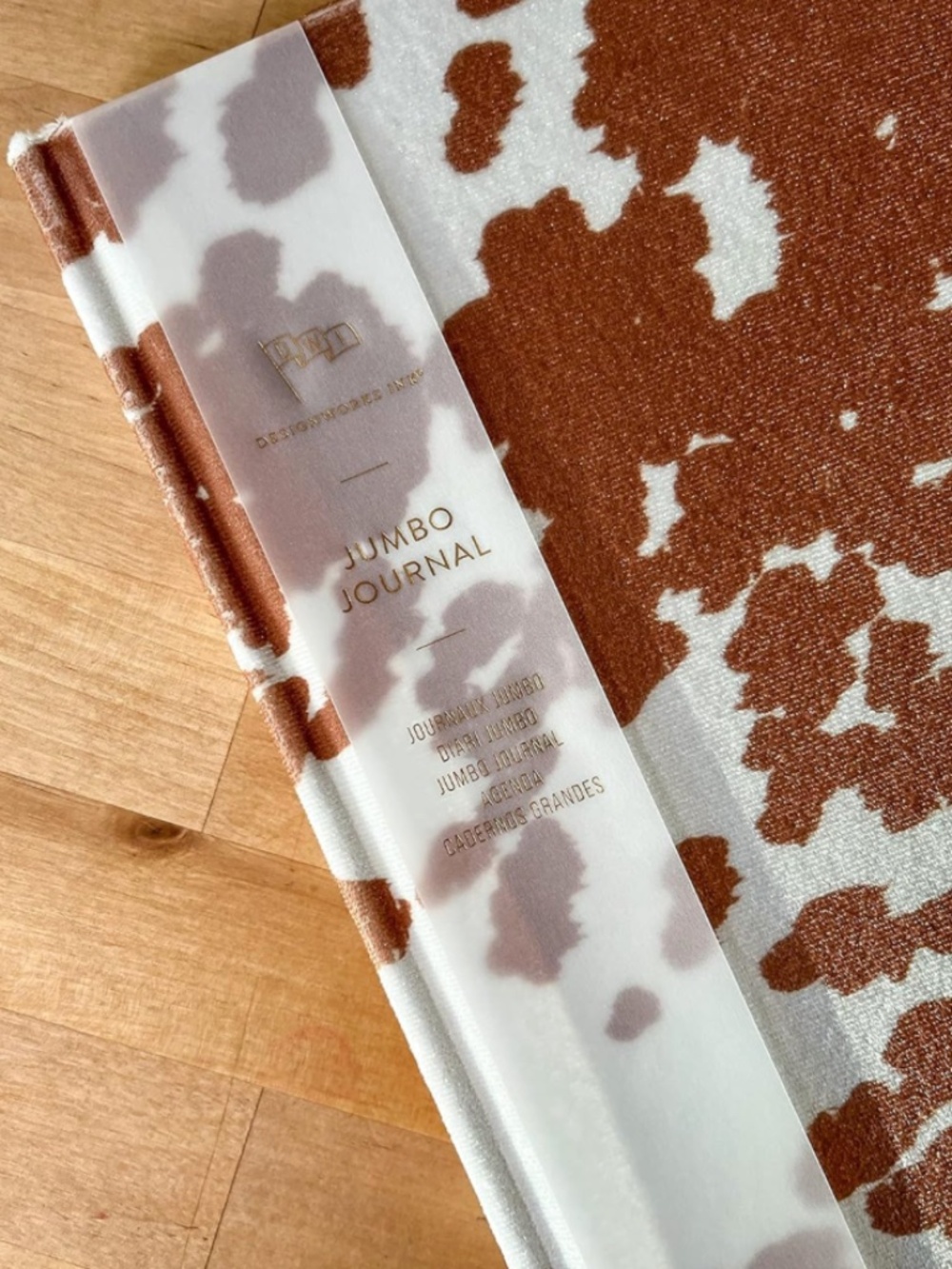 DesignWorks Ink Jumbo Journal Velvet CowPrint - Picture 4 of 6